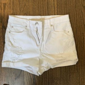 White Jean shorts - never been worn